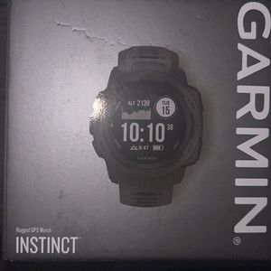 Garmin Instinct, Rugged Outdoor Watch with GPS.